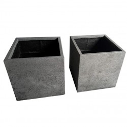 Büyük Kare Beton Saksı 90x90x90cm